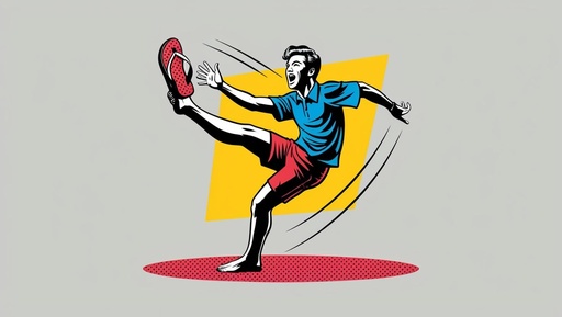 Lancer de tongs