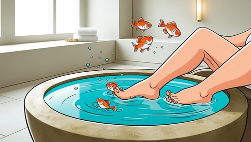 Massage par des poissons